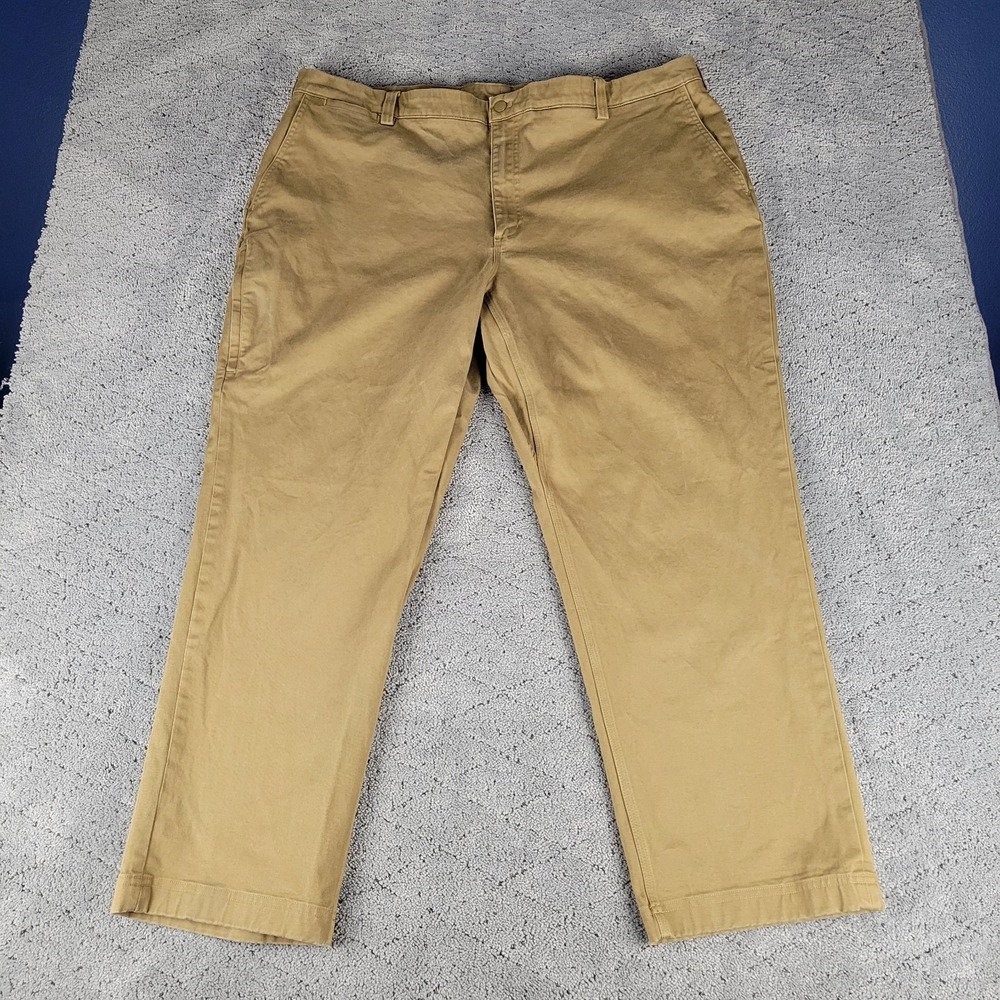 Duluth Pants Mens 44x30 Brown Duluthflex Ballroom Relaxed Fit Straight Leg